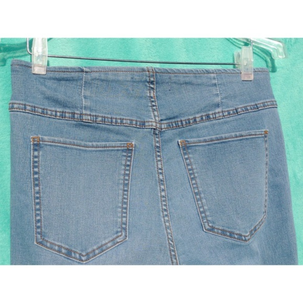 We The Free Free People Boho Stretchy Flare Jeans Light Wash‎ Blue Womens 28 - Picture 6 of 16
